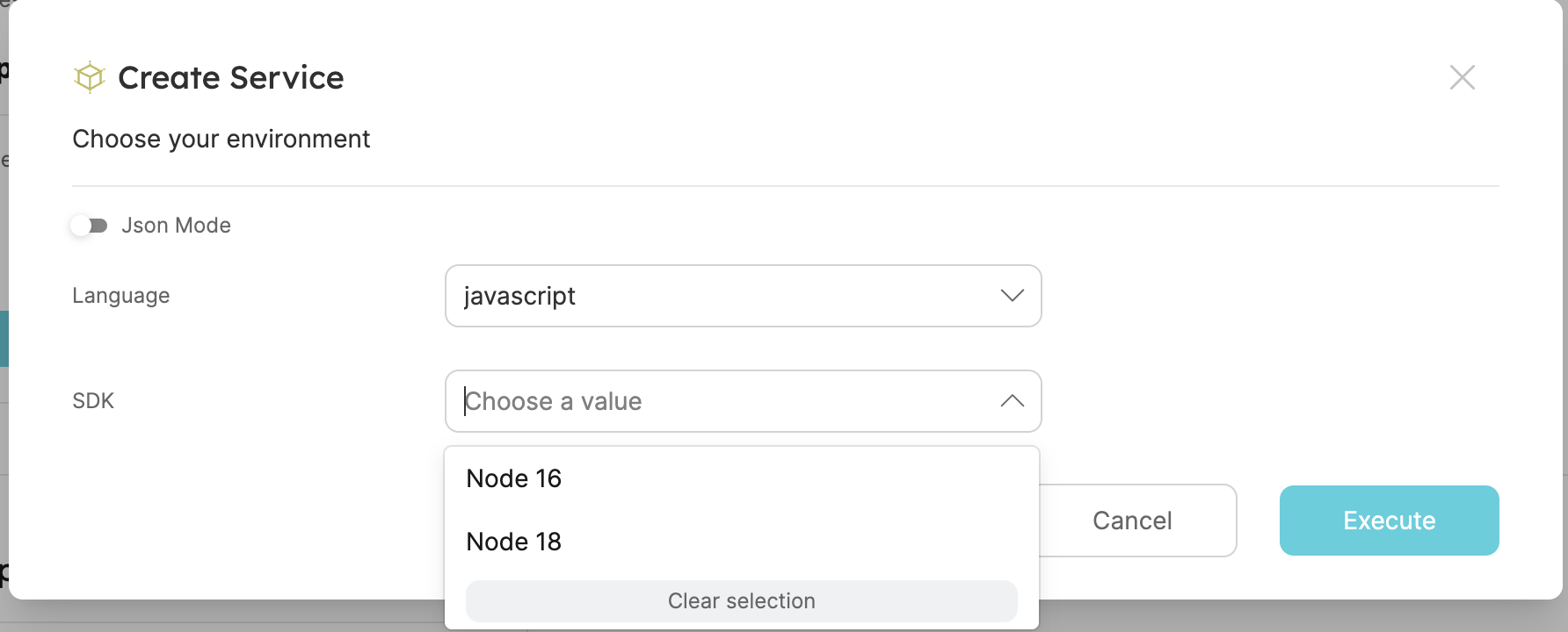 Cluster And Namespace Action